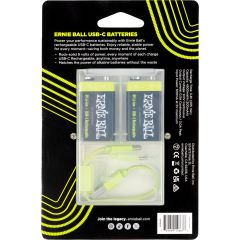 Ernie Ball Pile 9v rechargeable via USB-C - pack de 2 - Vue 2